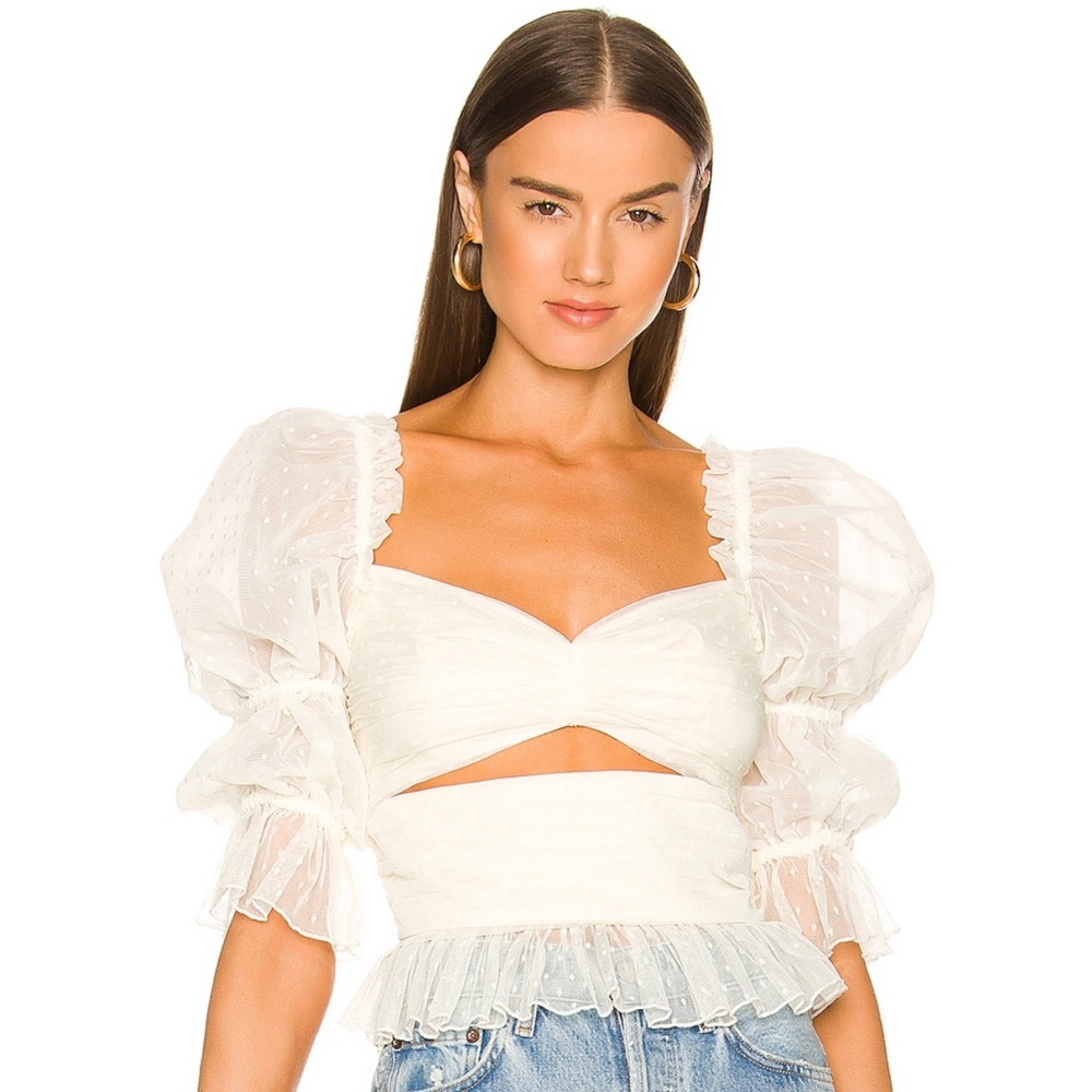Dolores Top - Ivory - Size XS